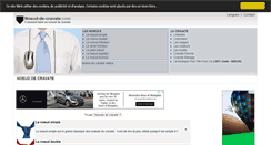 Desktop Screenshot of noeud-de-cravate.com